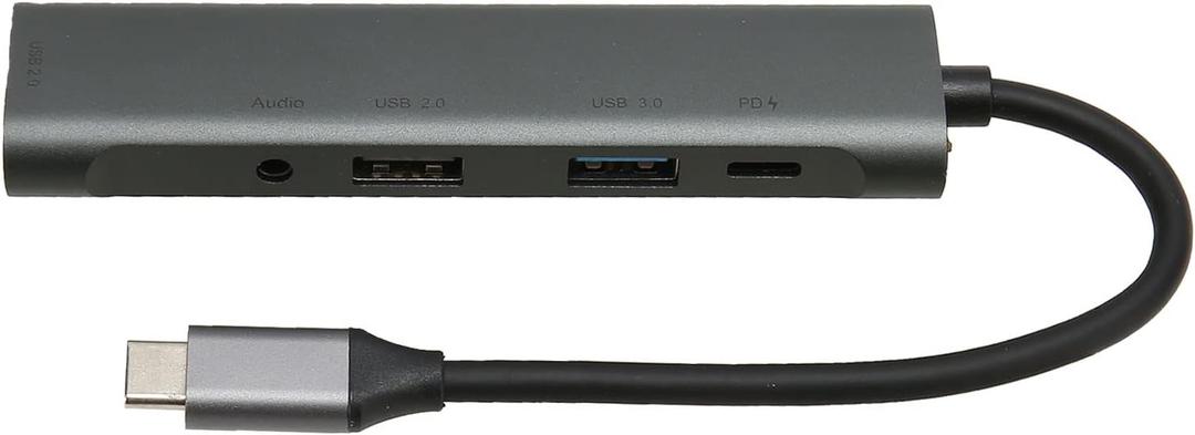 USB Hub Multiport Adapter, USB C Hub Multifunctional 5 in 1 5Gbps for Office for Entertainment