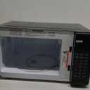 Emerson MW7302B Compact Countertop Microwave Oven with Touch Control, LED Display, 700W, 10 Power Levels, 6 Auto Menus, Glass Turntable and Child Safe Lock, 0.7 Cu., Ft. Black