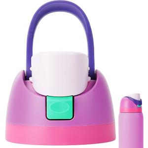 Replacement Cap for Owala Freesip,One Button Water Bottle Top Lid Compatible with Owala Cup 16oz 24oz 32oz 40oz, BPA-Free Replacement Lid Accessory for Owala Free Sip 2Pcs