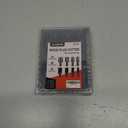 ANGELSWORD 8 PCS Rusty Wood Plug Cutter Drill Bit Set, 1/4", 3/8", 1/2", 5/8" Barrel Type and Claw Type with 1/4" Hex Shank, Plug Cutters for Woodworking