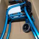 Walkers for Seniors with Seat,Front Wheel Walker Lightweight Quick Folding