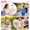 2 x Lunch Box Kids, Insulated Lunch Bag for Women Men, Cooler Reusable Cute Lunch Containers for Boy & Girls, Adults Leak Proof Large Lunch Tote Bags for School, Work, Travel, Picnic Outdoor and Beach