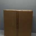 OUREDEEY 20" Ceiling Fan With Lights and Remote, Low Profile, 6 Wind Speeds, Dimmable Light, White Flush Mount, Smart Modern for Home (Black+Grey)