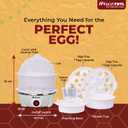 truTRTL 4 in 1 electric egg cooker | Boils upto 14 eggs | Poacher | Omelet maker | Vegetable steamer, dumpling & More | Marble