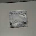 RUNNING GIRL Sports Bras for Women, Medium-High Impact Running Strappy Sports Bra with Removable Pads (Gray, L)