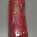 Moosfor Round Spandex Tablecloth, Elastic Fitted Waterproof Tablecloths for 36"-44" Tables, Stretch Washable Picnic Table Cover for Camping, Dining, Indoor and Outdoor, Red