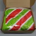 Lime Green 4 Pcs Large Christmas Bath Towels for Bathroom 28" x 16" Christmas Bath Hand Towel Xmas Bathroom Decoration for Holiday Seasonal Xmas Winter Decor Kitchen Farmhouse (Stylish) (Snow)