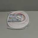 118" Side Buckle Cable Hider for 1 Cords,Extension Cord Covers for Wires On Wall,Adhesive Cord Hider for Wall Mount Tv, Wire Channel for Cable Concealer,Cable Raceway Home & Office,White