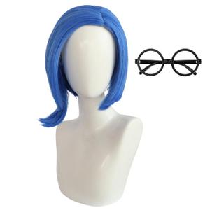 Short Bob Cosplay Wigs for Men Halloween Male Wig (Sadness)