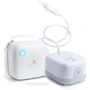 Hospital Grade Nasal Aspirator For Baby  Electric Nose Sucker for Baby & Toddler with 3-Level Suction, Portable & Rechargeable Mucus Removal for Breathing Relief, Cordless Booger Sucker & Snot Sucker