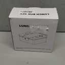 Game Bento Box for Kids, Lunch Box with Thermo(9oz Food Jar), Folding Spoon, Removable Divider & Sauce Cup, Lunch Box Kids for School,Travel, BPA-Free & Realistic Shape(Blue-Red)