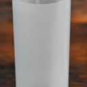 Glass Vase, Large Crystal Vases for Flowers, Large Flower Vase, for Living Room, Bedroom, Kitchen, Dining Table, Mantle, Wedding, 11 Inches