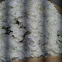 11.81 Inch Hydrangea Flower Balls for Centerpieces - 12 PCS Artificial Floral Arrangement Large Fake Silk Kissing Ball for Wedding Table Home Party Decor - White