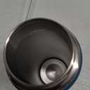 [2-IN-1 LID] Insulated Water Bottle with Silicone Boot (36hrs Cold/18hrs Hot) - DIY Stickers, Leakproof, BPA Free, 24 oz (Cyan)