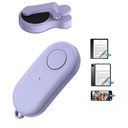 Remote Control Page Turner for Kindle Paperwhite Oasis Kobo eReaders,Kindle Clicker Page Turner Accessories for iPhone,iPad, Android Tablets Reading Novels,Camera Video Record&Shutter Selfie (Purple)