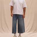VIPWOLF Men's Oversized Short Sleeve T Shirts Casual Crew Neck Gym Workout Basic Tee Tops Undershirts (White, L)