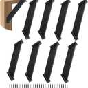 8 Pcs 45 Degree Angle Support Bracket, Pergola Kit Heavy Duty Connectors for 4 "x 4" (Actual: 3.15''x3.15'') , for Wooden Structures Such as gazebos, Tree Houses, Cabins, and Patio Kits.