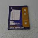 1/2" x 1-3/4", 100 Sheets, 8000 Return Address Labels for Laser & Inkjet Printers, Letter Size
