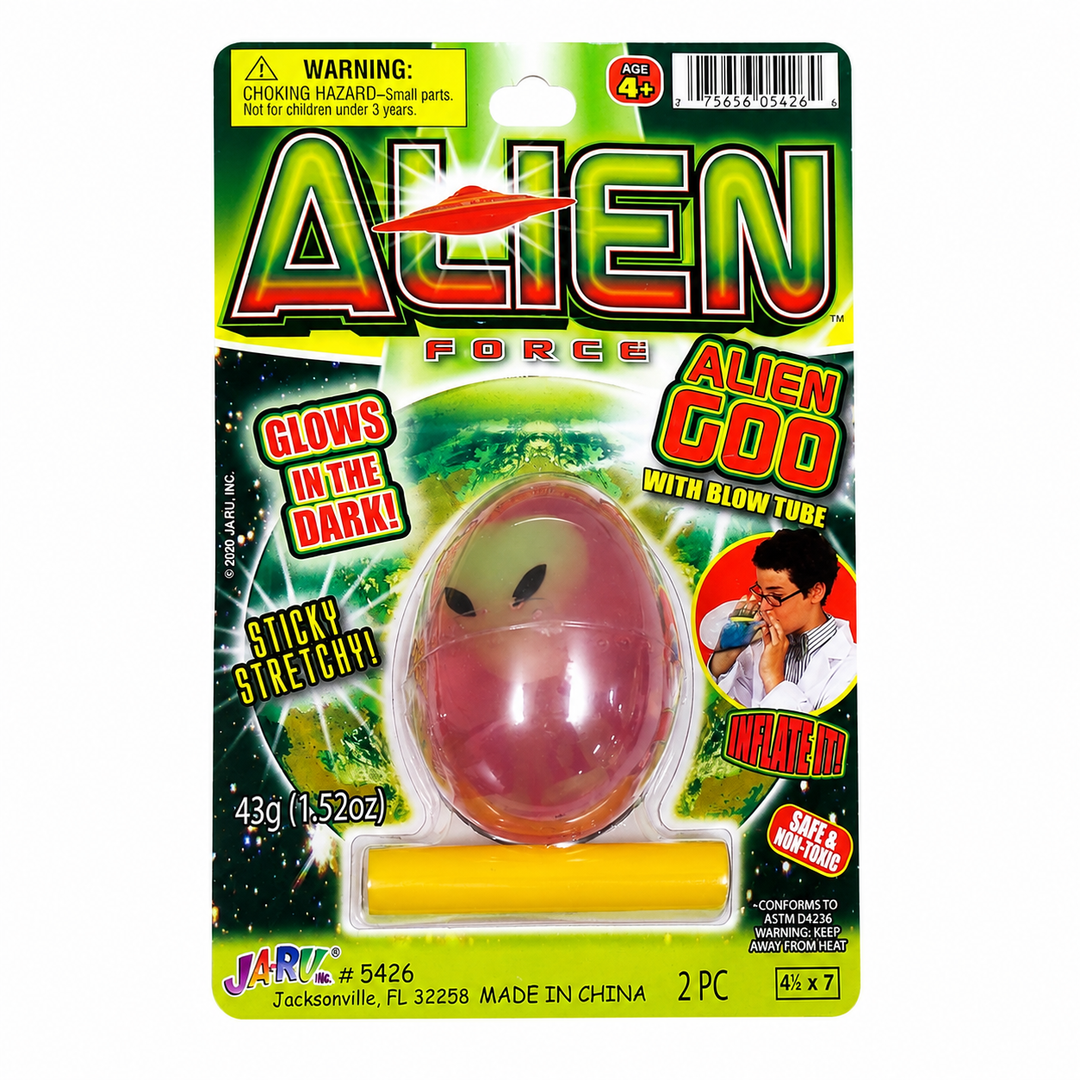 Alien Force, Glows In Dark - Pack of 4