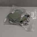 AGERWAY Girls Swimsuit Bathing Suits Criss Cross Bikini Set Two Piece Girls' Swimwear Solid Color Bathing Suit 7-16T (13-14 Years, Green)