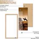 A PLUS MAX 10x20 Picture Frame Natural Light Weight Wall Mount