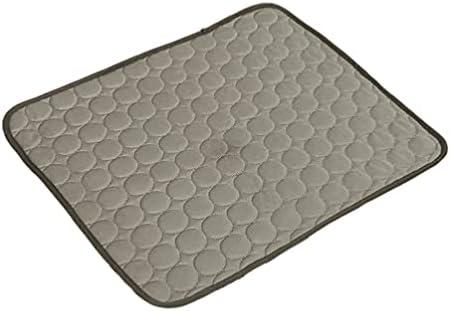 POPETPOP Pet Cooling Pad Breathable for Dogs and Cats Coffee Color for Indoor and Outdoor Use Provides Hot Weather. Count 2