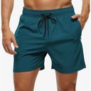 Tyhengta Men's Swim Trunks Quick Dry Beach Shorts with Zipper Pockets and Mesh Lining Size 32