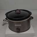 Crock-Pot Manual Design Series 4.5 Quart Slow Cooker with 3 Cook Settings, Removable Dishwasher and Oven Friendly Stoneware for Meal Prep, Cafe Mocha