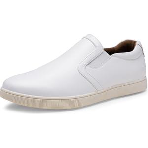 Jousen Mens Slip On Shoes Lightweight Slip On Fashion Sneakers Casual Slip On Shoes for Men (11, 3051a-white)