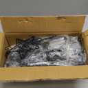 HOHIYA 6.5 Ft Wrought Iron Christmas Tree Ornament Display Stand Metal Holder Hanger Wire Hanging for Halloween Glass Balls Decorations Gift 174 Hooks Black Taiwan Made