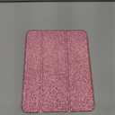 Fintie Slim Case for iPad (A16) 11th Generation 11 Inch (2025), iPad 10th Generation 10.9 Inch (2022) - Glittering Sparkly Shockproof Cover with Shiny Clear Back Shell & Pencil Holder, Rose Gold