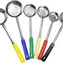 Darware Portion Control Serving Spoons (6-Piece Ladle Set); w 1/4 Cup, 1/2 Cup, 3/4 Cup & 1 Cup (2, 4, 6, 8 oz) & 1/2 & 1 Cup Utensils/Spoodles