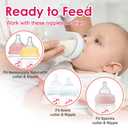 Nenesupply 4.7oz 6pc Wide Neck Breastmilk Storage Bottles Breast Pump Bottles Use on Pumping with Spectra S1 S2 Synergy Gold Breast Pumps Collection Replace Spectra Bottles for Pumping Wide Mouth