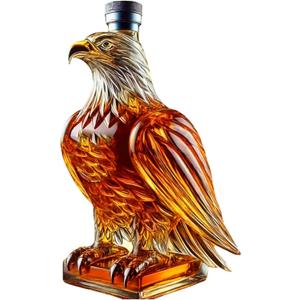 New Whiskey Eagle Glass Decanter Men's Fun Whiskey Bottle, Home Bar Decoration Gift Whiskey Decanter Set