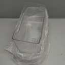 2 Pack Adhesive Mount Cabinet Door Organizer, Wall Mounted Bathroom Organizers and Storage Bins Plastic Stackable Shower Caddy Hanging Floating Shelves for Narrow Space, BPA Free (Clear)