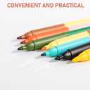 2 x VILLCASE Paint Marker Replacement Nibs Soft Fine Tip for Acrylic and Oil Markers Refillable Drawing Pen Tips for Detailed Sketching and Precise Art