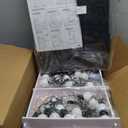 Froova 4FT Light up Numbers 50 Big Mosaic Numbers Marquee Lights Sign 50 Frame with Slots for 50th Birthday Party Large Cardboard with Light Bulbs Pre-Cut Kit Giant Cut-Out Thick Foam Board Sign DIY