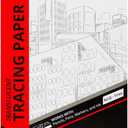 Paper Junkie Tracing Paper for Drawing Pad - 11 x 17 in, 50 Sheets, White - Vellum Sheets for Calligraphy & Invitations - Transfer Paper for Drafting & Sewing