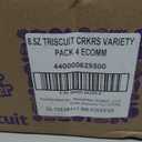 Triscuit Whole Grain Wheat Crackers 4 Flavor Variety Pack, Lunch Snacks, Bulk Snack Crackers, 4 Boxes BB 9/23/25