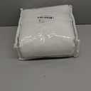 XTMYI White Curtains 84 Inches Long,Linen Semi Sheer Boho Light Filtering Textured Farmhouse Cotton Curtains for Bedroom Living Room 2 Panels Set,Back Tab Hooks Pleated