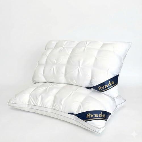 Deep Sleep King Size Pillows for Sleeping (Set of 2) – Hotel Quality Bed Pillows with Neck Support for Side, Back & Stomach Sleepers – Soft Down Alternative Fill, Breathable & Washable Cover