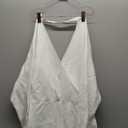 Womens Midi Dress, White, Size L