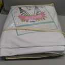 50 ft x 10 ft Wrinkle Free White Backdrop Curtain for Wedding Parties, Polyester Photo Backdrop Drapes for Baby Shower Birthday Party Backdrop Stand, Bulk Thick Background Curtains, 5x10FT 10 Panels