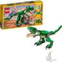 Lego 31058 Creator Mighty Dinosaurs Toy, 3 in 1 Model, T. rex, Triceratops and Pterodactyl Dinosaur Figures, Gifts for 7-12 Year Old Kids, Boys & Girls