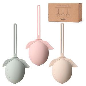 Silicone Pacifier Holder Case Binky Holder Silicone Pacifier Case for Boys Girls Portable Paci Pouch for Newborns Pack of 3 (Ivory+Sage+Blush)