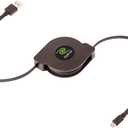 Retractable 10-Foot Micro USB Charge and Sync Cable