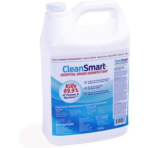 CleanSmart Hospital Disinfectant, Kills 99.9% of Viruses and Bacteria, Hypochlorous Acid Technology, EPA Registered, 1 Gallon (HOCL) (128 Fl Oz (Pack of 1))