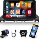 EKAT [2G+64G] Car Radio for Mazda 3 2014-2019, Android 13 Touch Screen Car Play Mazda 3 Stereo, HiFi Audio/Carplay/Android Auto/SWC/Bluetooth