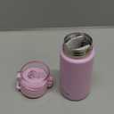 5oz Small Water Bottles with Straw, Mini Water Bottle with OneHand Open Design, LeakProof Locking Lid for Hot&Cold Drinks, Small Travel Water Bottle  100% Leakproof for School, Travel...(Lilac)