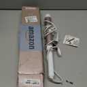 Conair Double Ceramic 1 -Inch Long Barrel Curling Iron, 1 -Inch Barrel Creates Soft Waves, Hair Waver for Use on Medium & Long Hair, White/Rose Gold